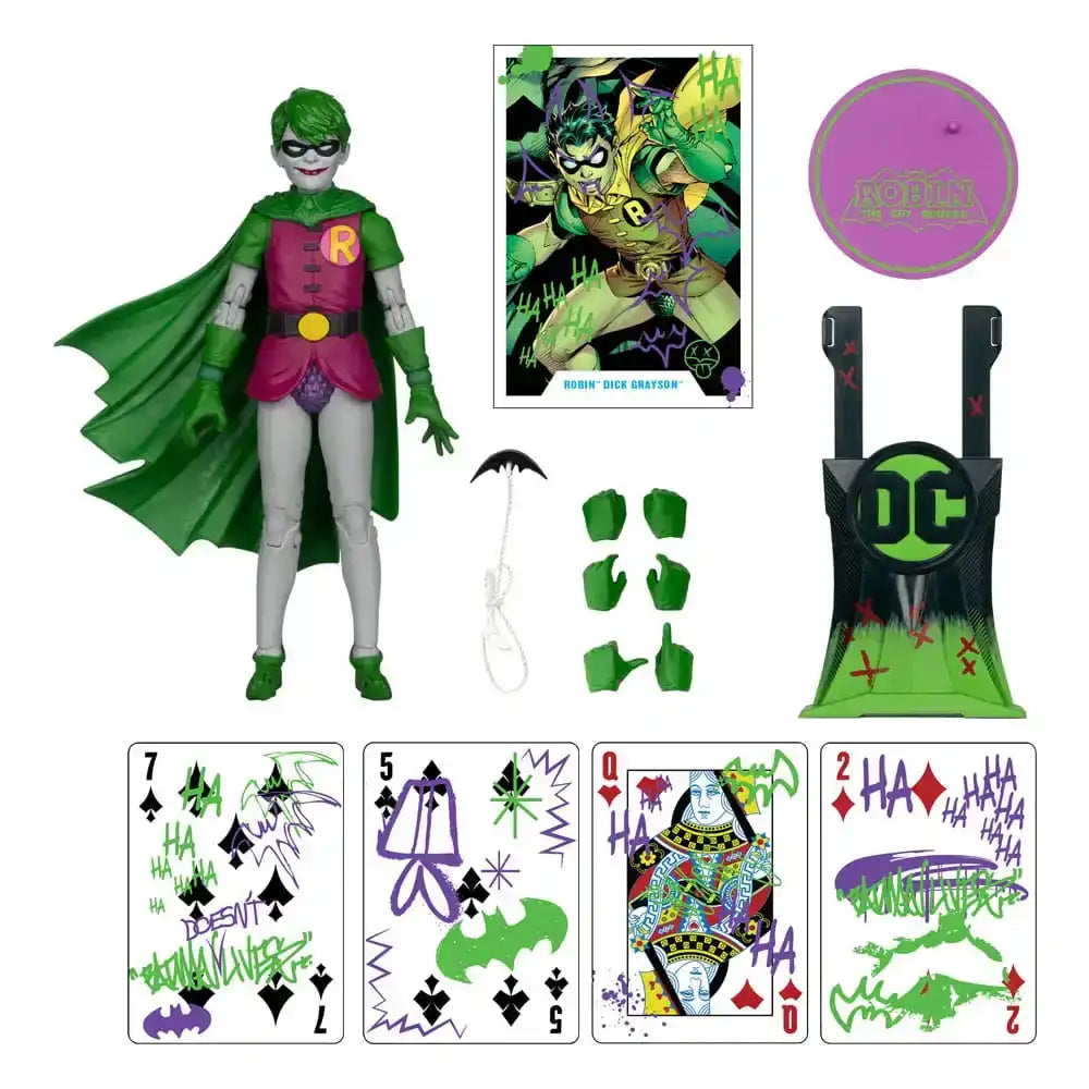 DC Rebirth DC Multiverse Actionfigur Robin (Dick Grayson) (Jokerized) (Gold Label) 18 cm - Smalltinytoystore