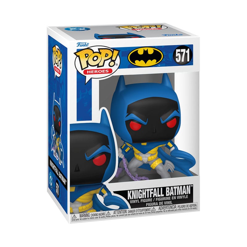 DC Thru The Years POP! Heroes Vinyl Figuren Knightfall Batman(90's) 9 cm - Smalltinytoystore