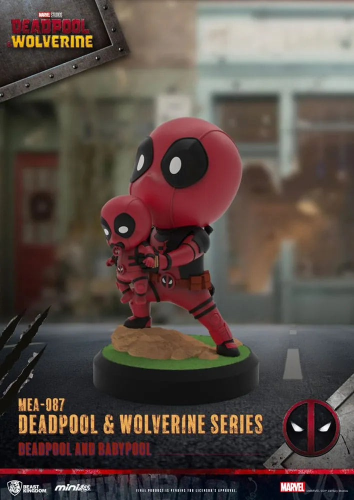Deadpool 3 Deadpool & Wolverine Series Mini Egg Attack Figuren Set 8 cm - Smalltinytoystore