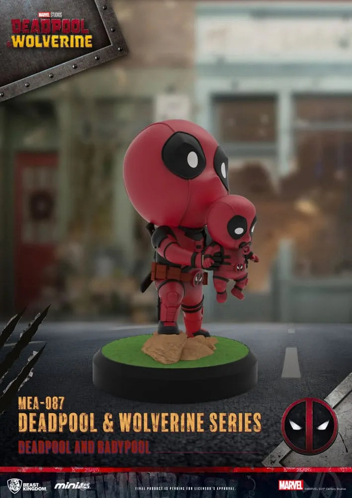 Deadpool 3 Deadpool & Wolverine Series Mini Egg Attack Figuren Set 8 cm - Smalltinytoystore