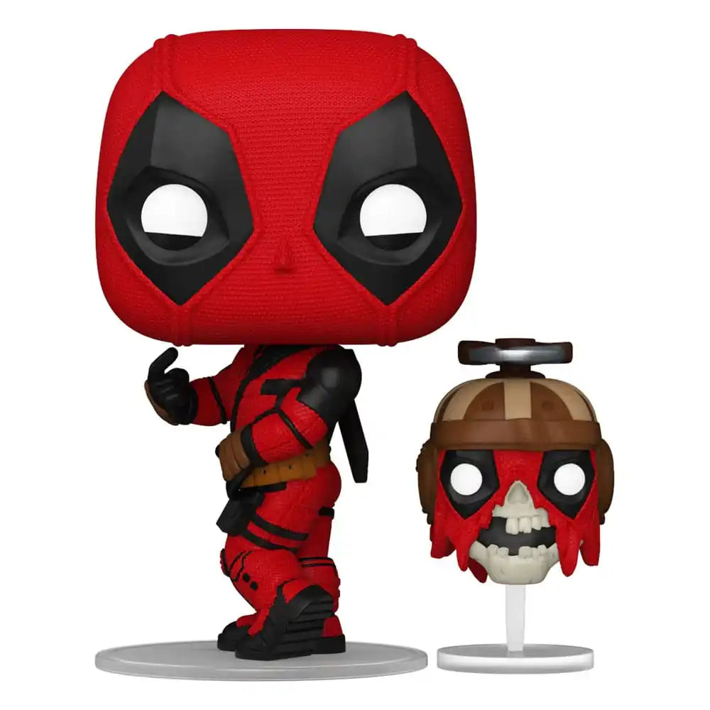 Deadpool 3 POP & Buddy! Vinyl Figur Deadpool w/Headpool 9 cm - Smalltinytoystore
