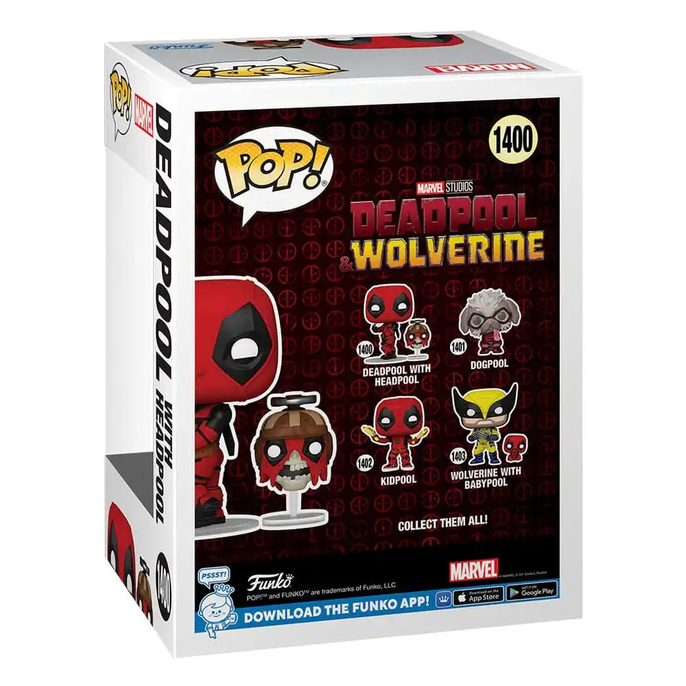 Deadpool 3 POP & Buddy! Vinyl Figur Deadpool w/Headpool 9 cm - Smalltinytoystore