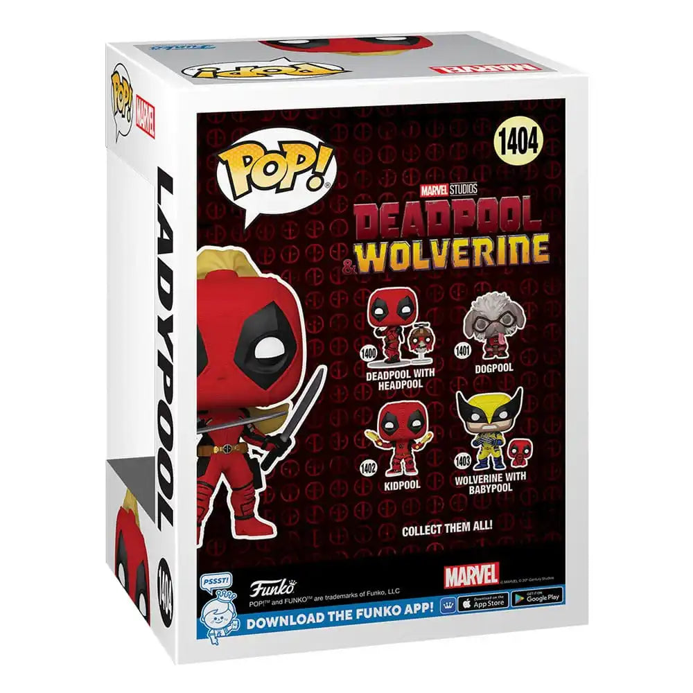 Deadpool 3 POP! Marvel Vinyl Figur Ladypool 9 cm - Smalltinytoystore