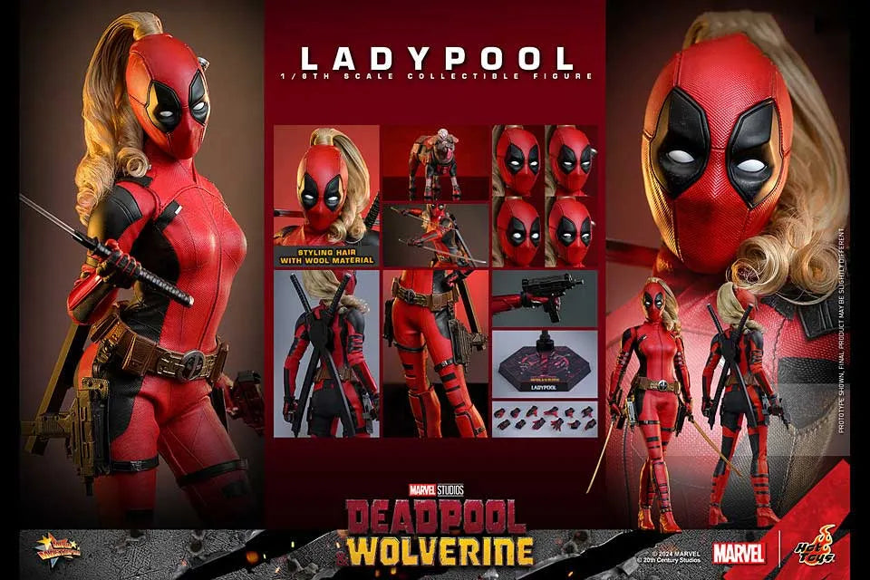 Deadpool & Wolverine Movie Masterpiece 1/6 Ladypool HOT TOYS - Smalltinytoystore