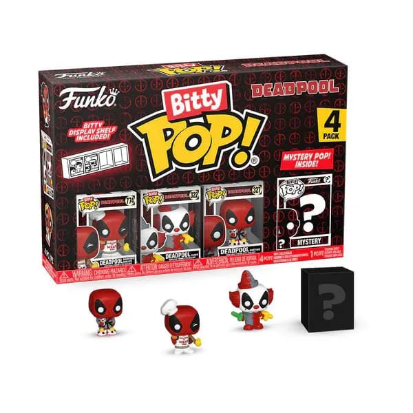 Deadpool Bitty POP! Vinyl Figuren 4er-Pack BBQ Master 2,5 cm - Smalltinytoystore