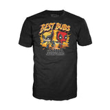 Deadpool POP! & Tee Vinyl Figur & T-Shirt Set Heavy Metal Größe L - Smalltinytoystore