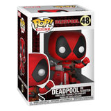 Deadpool POP! Rides Vinyl Figur Deadpool & Scooter 9 cm - Smalltinytoystore