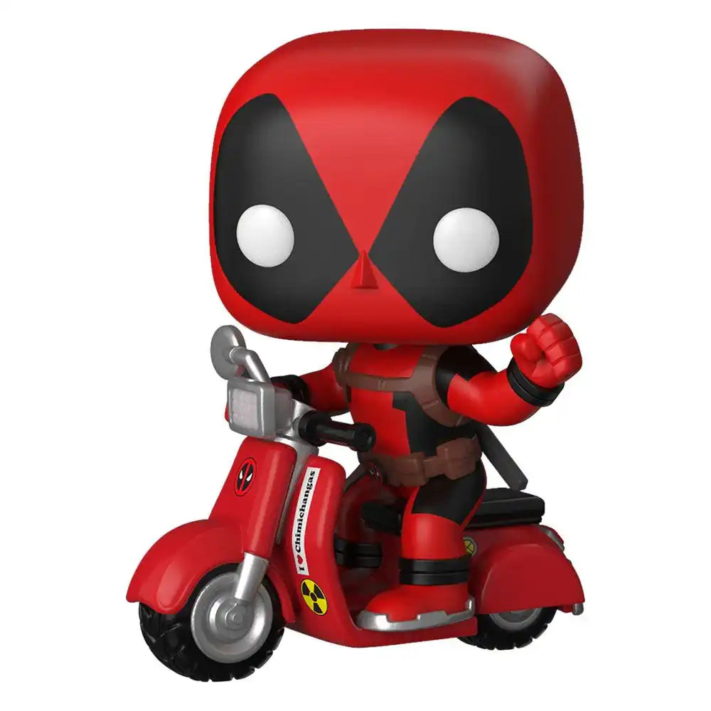 Deadpool POP! Rides Vinyl Figur Deadpool & Scooter 9 cm - Smalltinytoystore