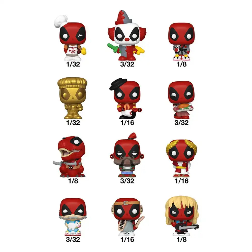 Deadpool POP! Vinyl Figuren Display (32) PDQ 2,5 cm - Smalltinytoystore