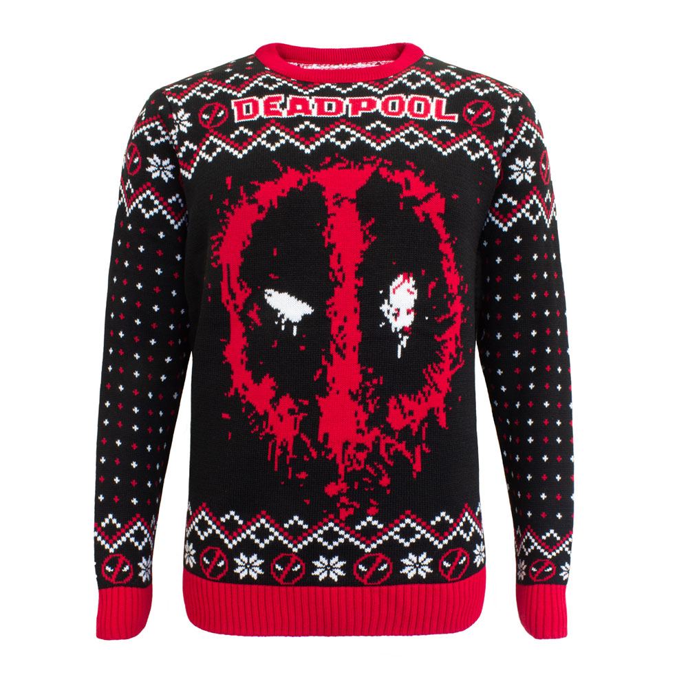Deadpool Sweatshirt Christmas Jumper Deadpool Größe XL - Smalltinytoystore
