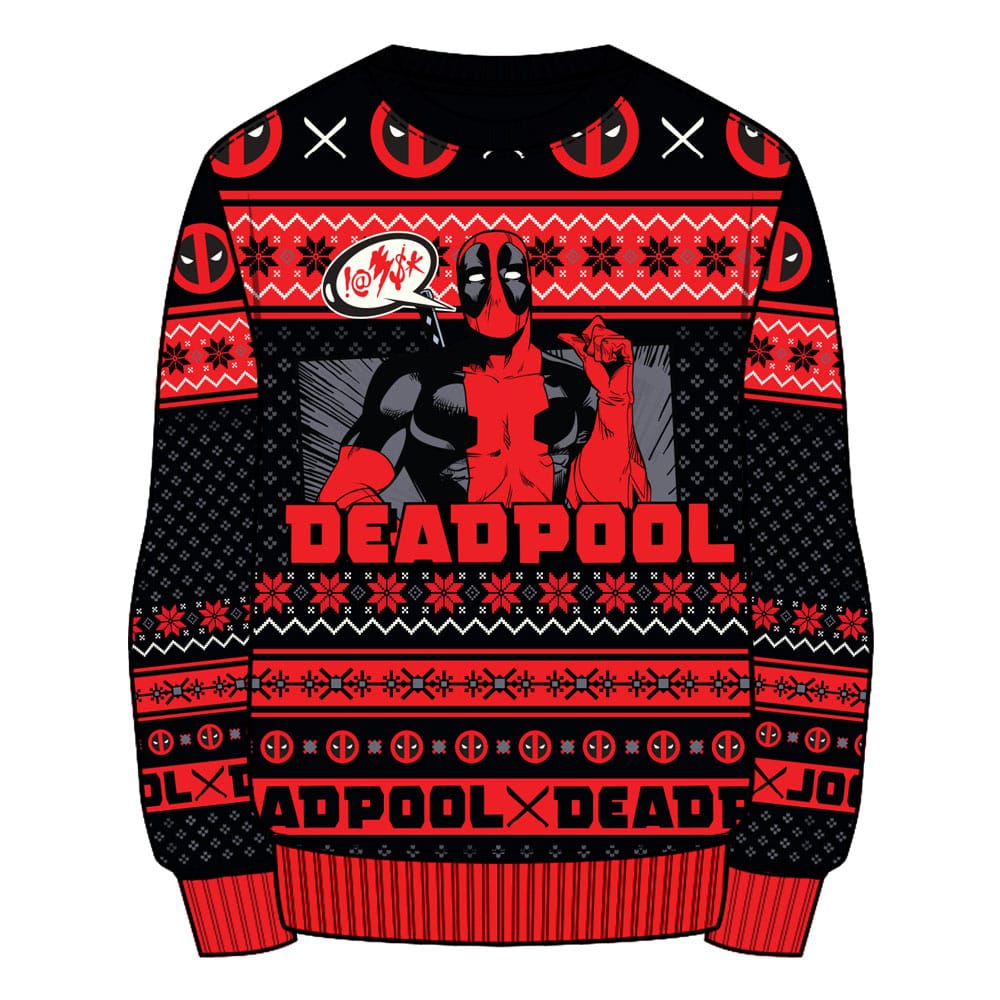 Deadpool Sweatshirt Jumper Show Off Größe S - Smalltinytoystore