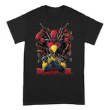 Deadpool T-Shirt Deadpool And Wolverine Pose - Smalltinytoystore