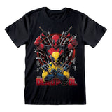 Deadpool T-Shirt Deadpool & Wolverine Weapons - Smalltinytoystore