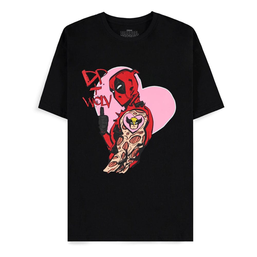 Deadpool T-Shirt I Heart You Größe M - Smalltinytoystore