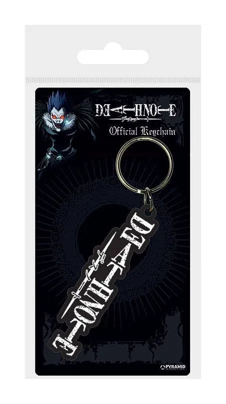 Death Note Gummi-Schlüsselanhänger Logo 6 cm - Smalltinytoystore