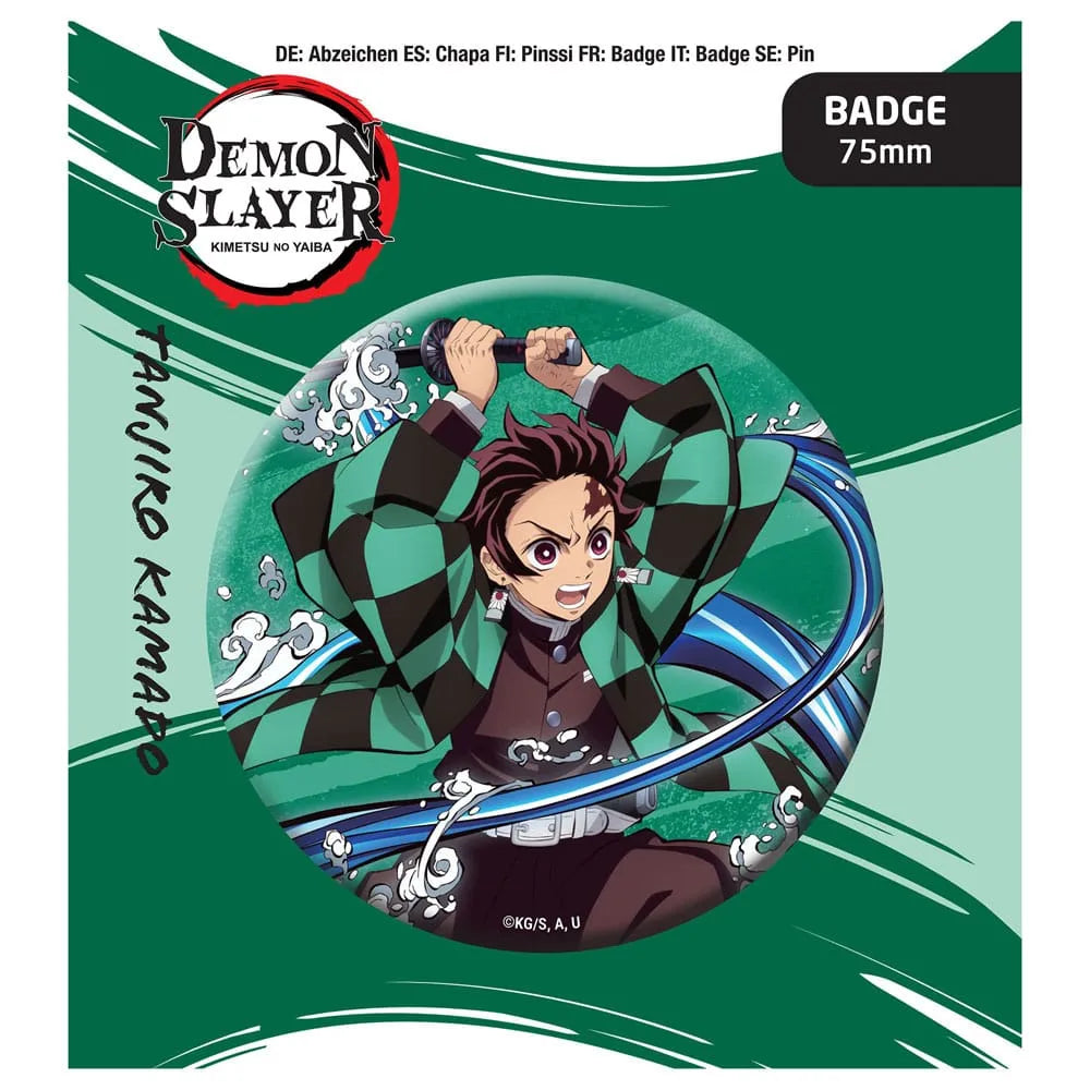 Demon Slayer: Kimetsu no Yaiba Ansteck-Button Tanjiro Kamado - Smalltinytoystore