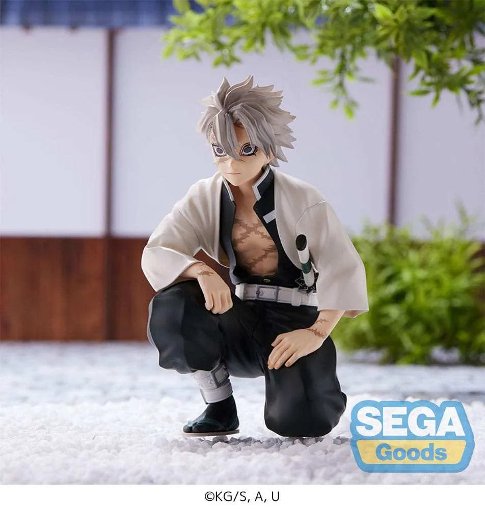 Demon Slayer: Kimetsu no Yaiba PM Perching PVC Statue Sanemi Shinazugawa (Hashira Meeting) 11 cm (re-run) - Smalltinytoystore