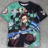 Demon Slayer: Kimetsu no Yaiba T-Shirt Tanjiro Kamado Größe XL - Smalltinytoystore