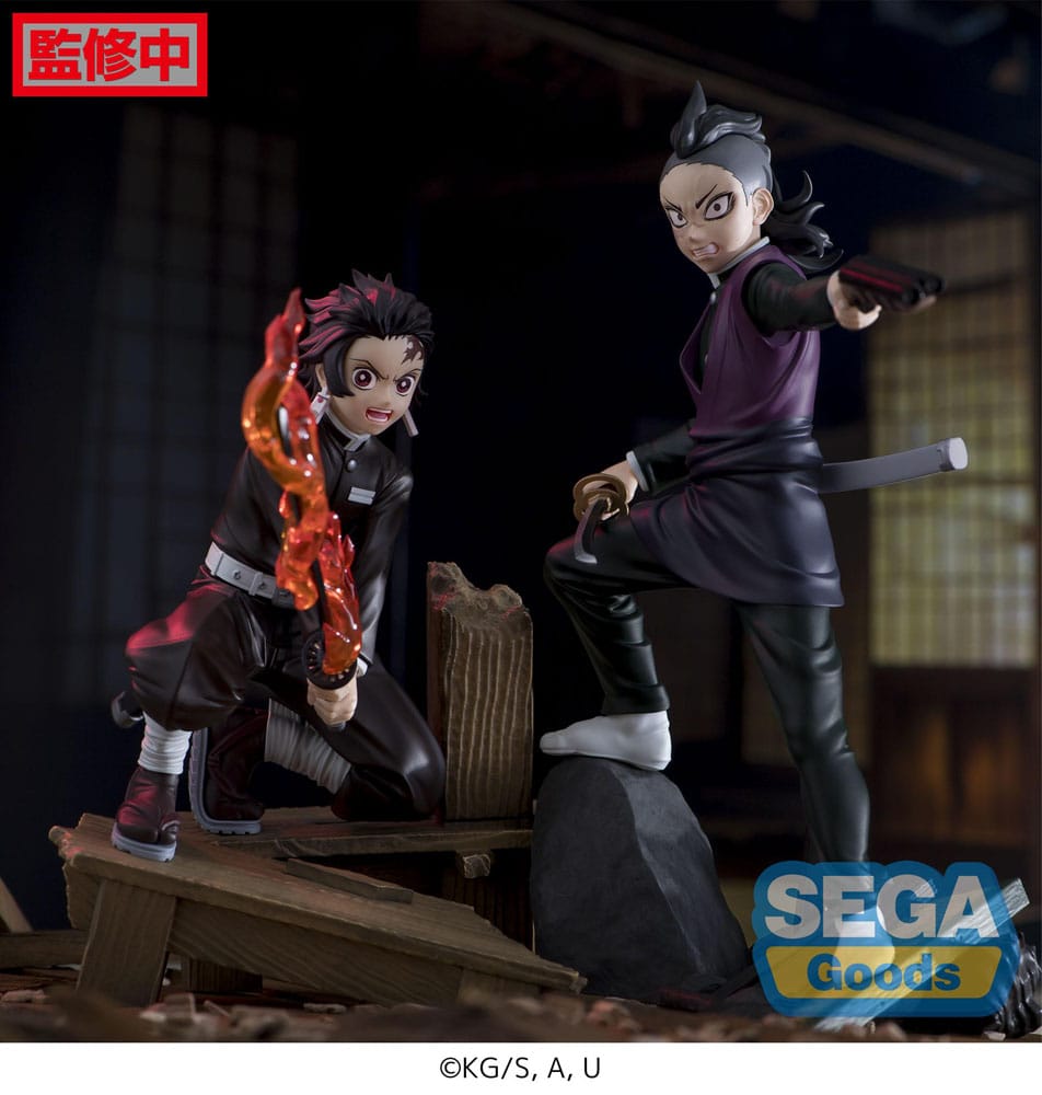 Demon Slayer: Kimetsu no Yaiba Xross Link Anime PVC Statue Genya Shinazugawa -Swordsmith Village Arc- 15 cm - Smalltinytoystore