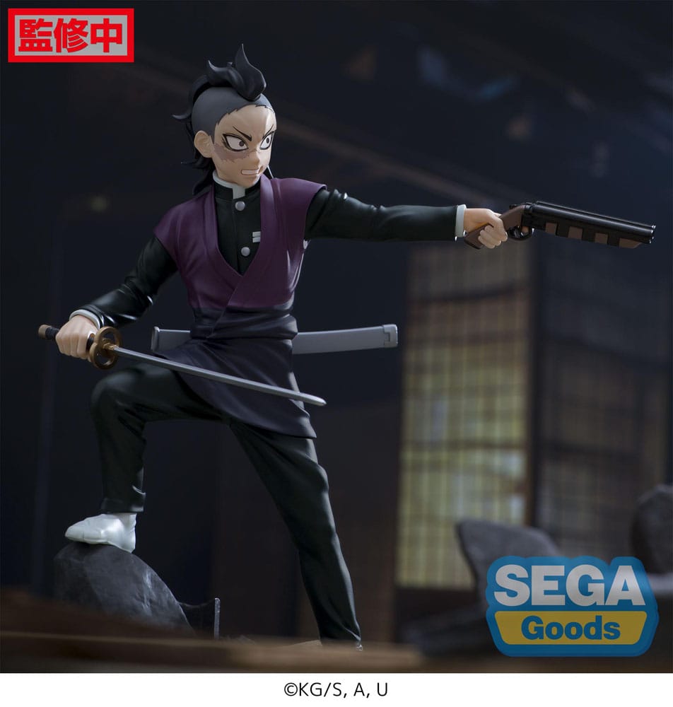 Demon Slayer: Kimetsu no Yaiba Xross Link Anime PVC Statue Genya Shinazugawa -Swordsmith Village Arc- 15 cm - Smalltinytoystore