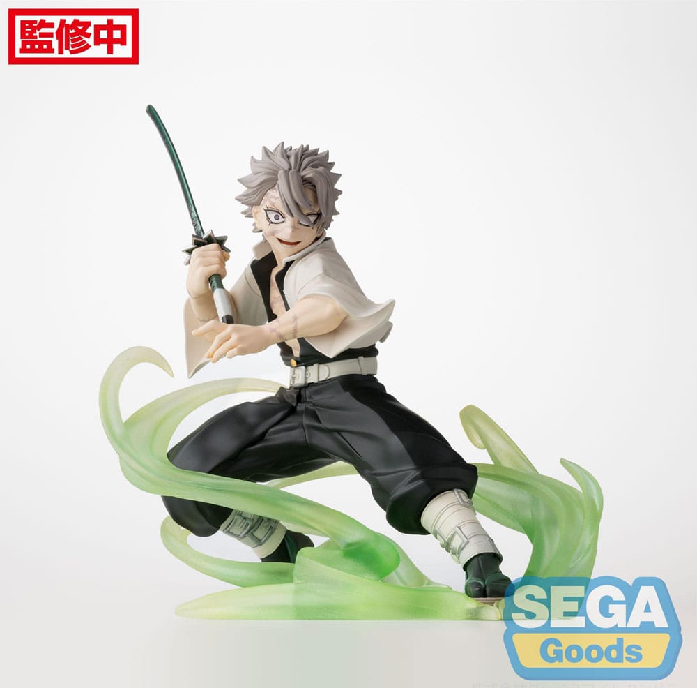 Demon Slayer: Kimetsu no Yaiba Xross Link Anime PVC Statue Sanemi Shinazugawa Hashira Training Arc 12 cm - Beschädigte Verpackung - Smalltinytoystore