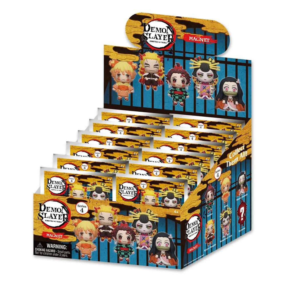 Demon Slayer Magnete blind pack Series 4 Display (12) - Smalltinytoystore