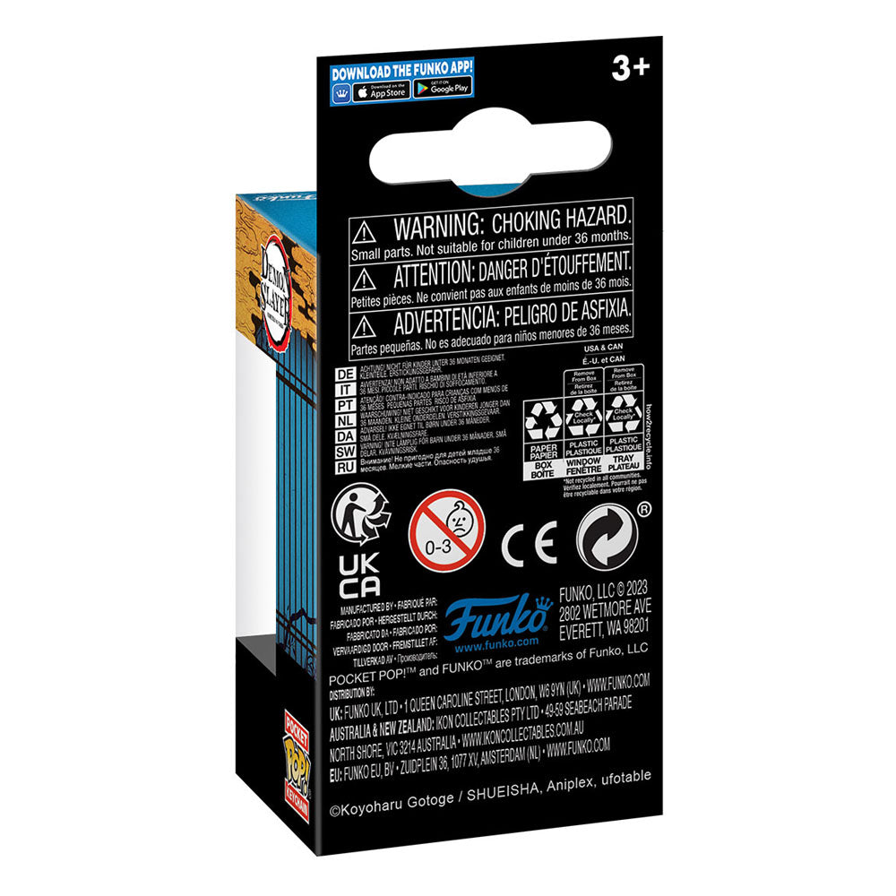 Demon Slayer Pocket POP! Vinyl Schlüsselanhänger 4 cm Inosuke Display (12) - Smalltinytoystore
