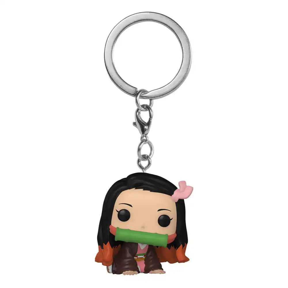 Demon Slayer Pocket POP! Vinyl Schlüsselanhänger 4 cm Nezuko Display (12) - Smalltinytoystore
