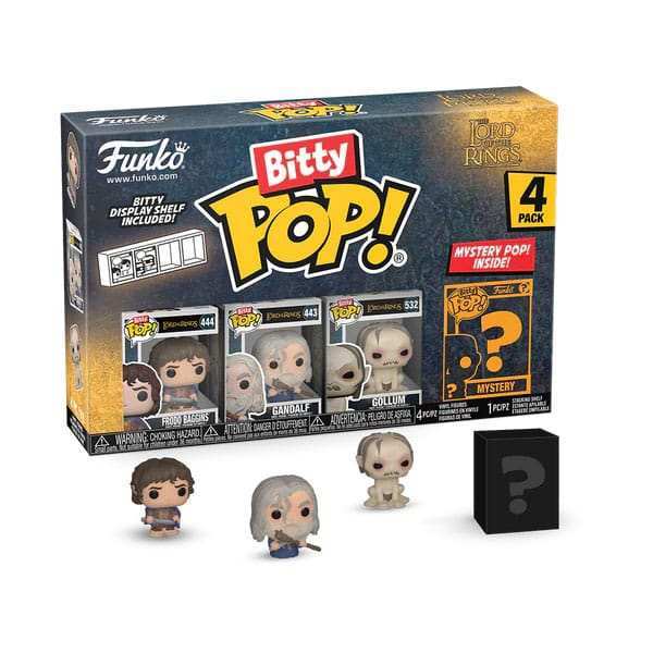 Der Herr der Ringe Bitty POP! Vinyl Figuren 4er-Pack Frodo 2,5 cm - Smalltinytoystore