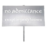 Der Herr der Ringe Metalbird No Admittance Sign 32 cm - Smalltinytoystore