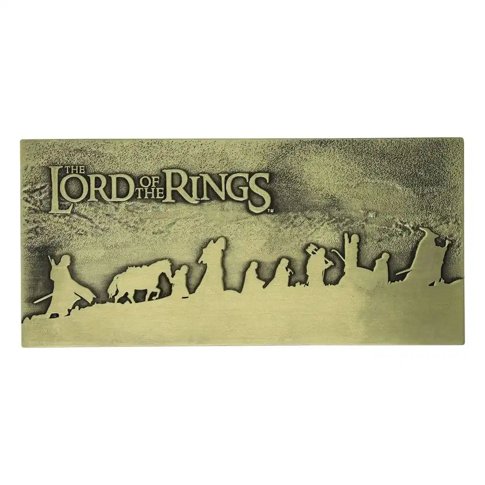 Der Herr der Ringe Metallschild The Fellowship Limited Edition - Smalltinytoystore