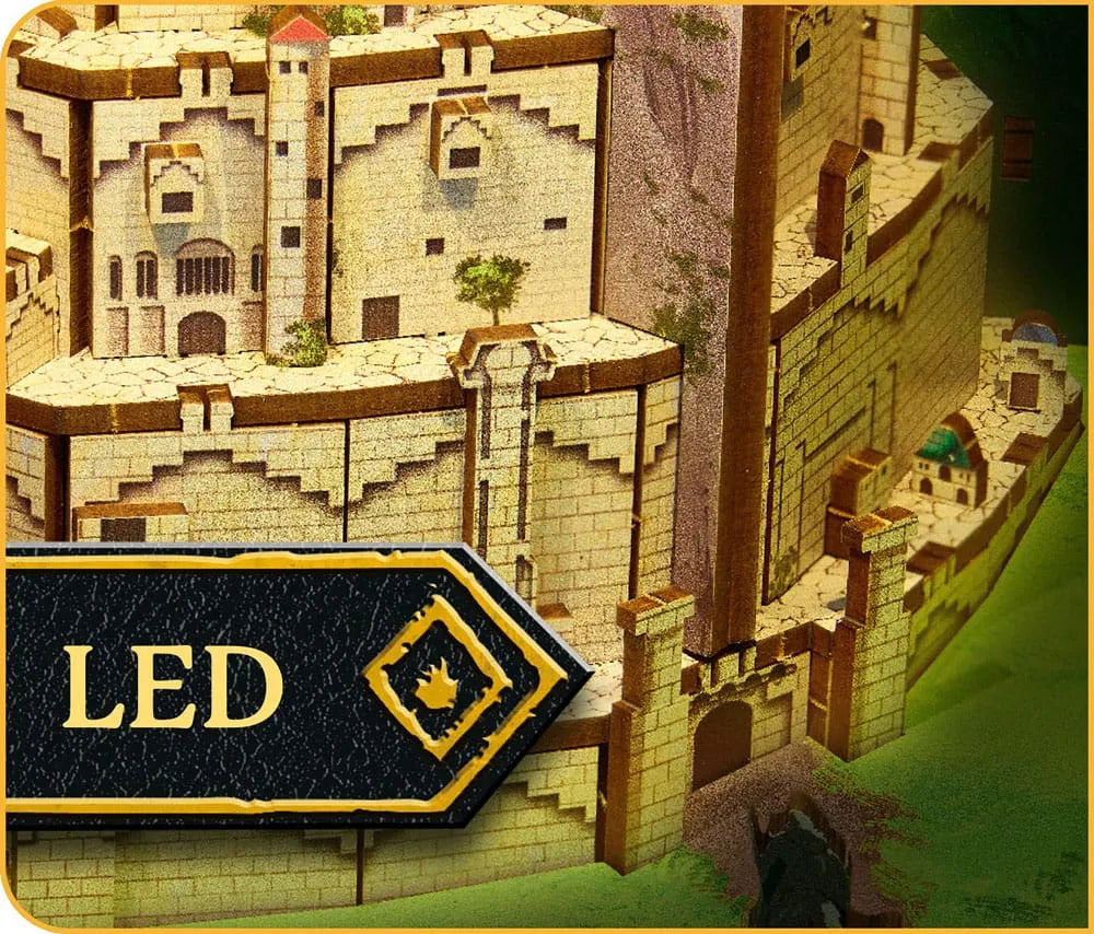 Der Herr der Ringe Tiny Adventures Book Nook Mini-Diorama Minas Tirith 23 cm - Smalltinytoystore