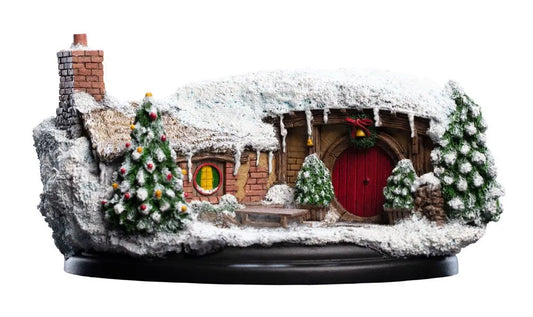 Der Hobbit Eine unerwartete Reise Statue Beutelhaldenweg 35 Christmas Edition 7 cm - Smalltinytoystore