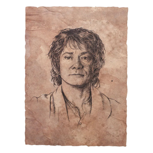 Der Hobbit Kunstdruck Portrait of Bilbo Baggins 21 x 28 cm - Smalltinytoystore