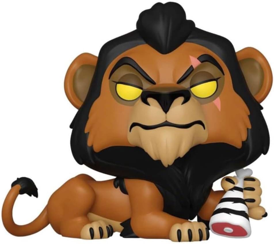 Der König der Löwen POP! Disney Vinyl Figur Scar w/Meat 9 cm - Smalltinytoystore