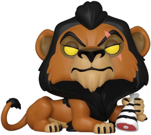Der König der Löwen POP! Disney Vinyl Figur Scar w/Meat 9 cm - Smalltinytoystore