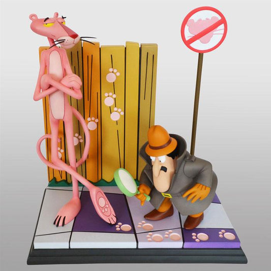 Der rosarote Panther Statue Pink Panther & The Inspector 41 cm - Smalltinytoystore