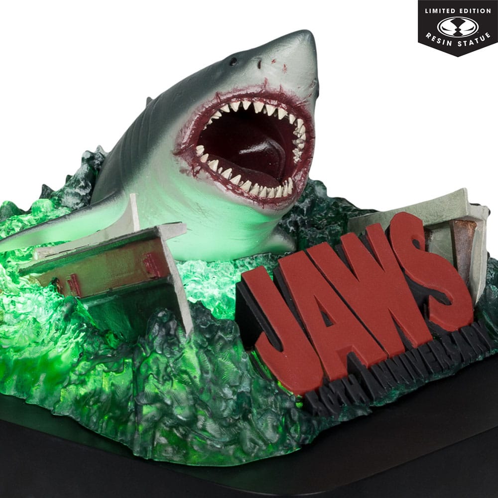 Der weiße Hai 1/48 PVC Statue Jaws (50th Anniversary) 25 cm - Smalltinytoystore