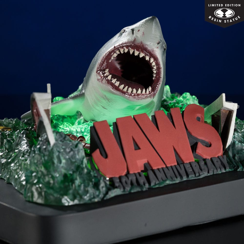 Der weiße Hai 1/48 PVC Statue Jaws (50th Anniversary) 25 cm - Smalltinytoystore