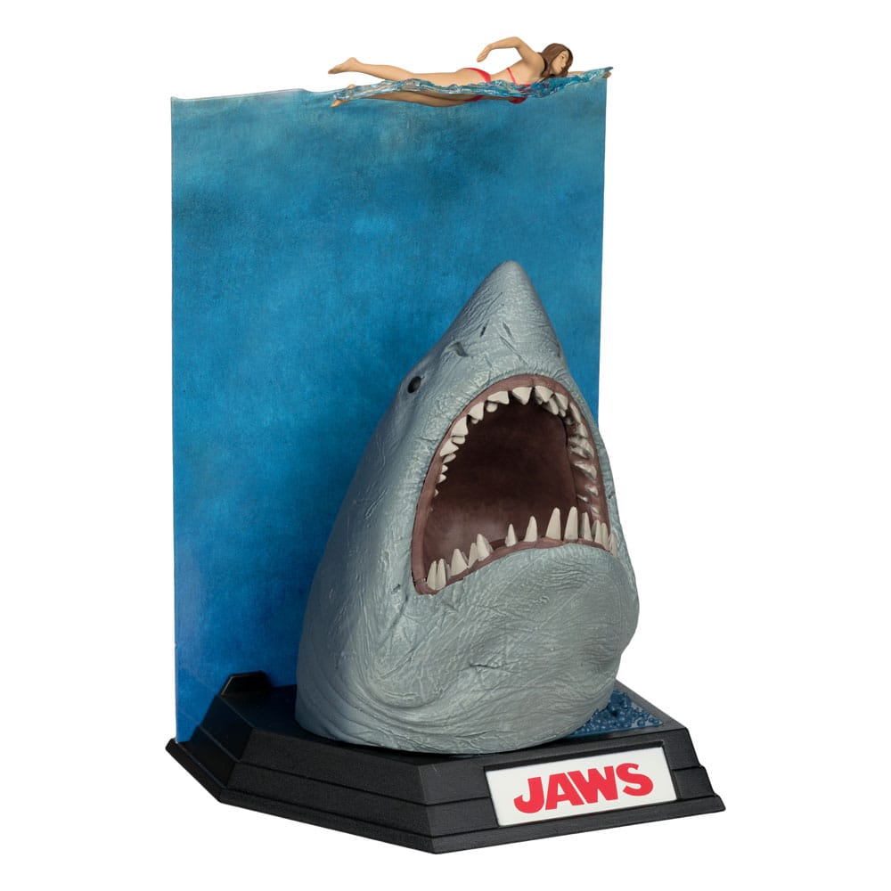 Der weiße Hai Movie Maniacs PVC Statue Jaws (50th Anniversary) 16 cm - Smalltinytoystore