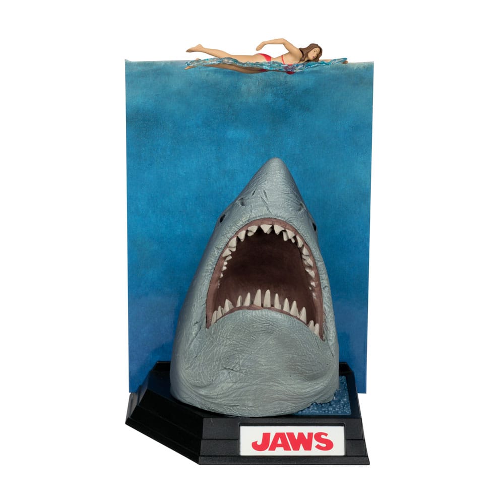 Der weiße Hai Movie Maniacs PVC Statue Jaws (50th Anniversary) 16 cm - Smalltinytoystore