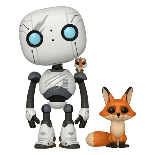 Der wilde Roboter POP&Buddy! Movies Vinyl Figuren Roz w/Brightbill & Fink 9 cm - Smalltinytoystore