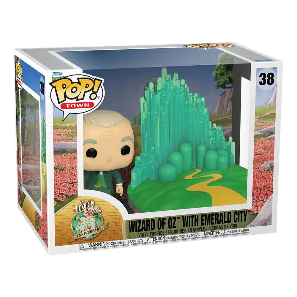 Der Zauberer von Oz POP! Town Vinyl Figur Emerald City w/Wizard 9 cm - Smalltinytoystore