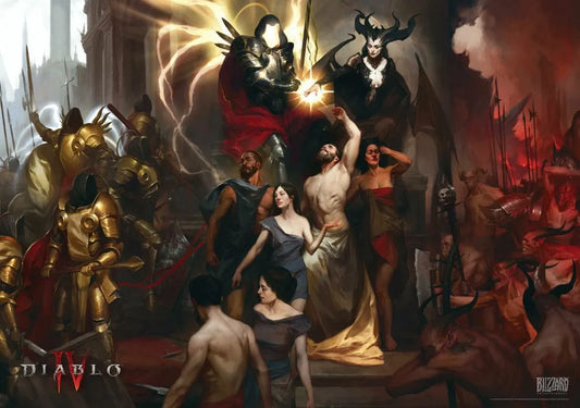 Diabo IV Puzzle Birth of Nephalem (1000 Teile) - Smalltinytoystore