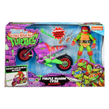 Die Abenteuer der Teenage Mutant Ninja Turtles Actionfigur mit Fahrzeug Raphael & Purple Dragon 12 cm - Smalltinytoystore