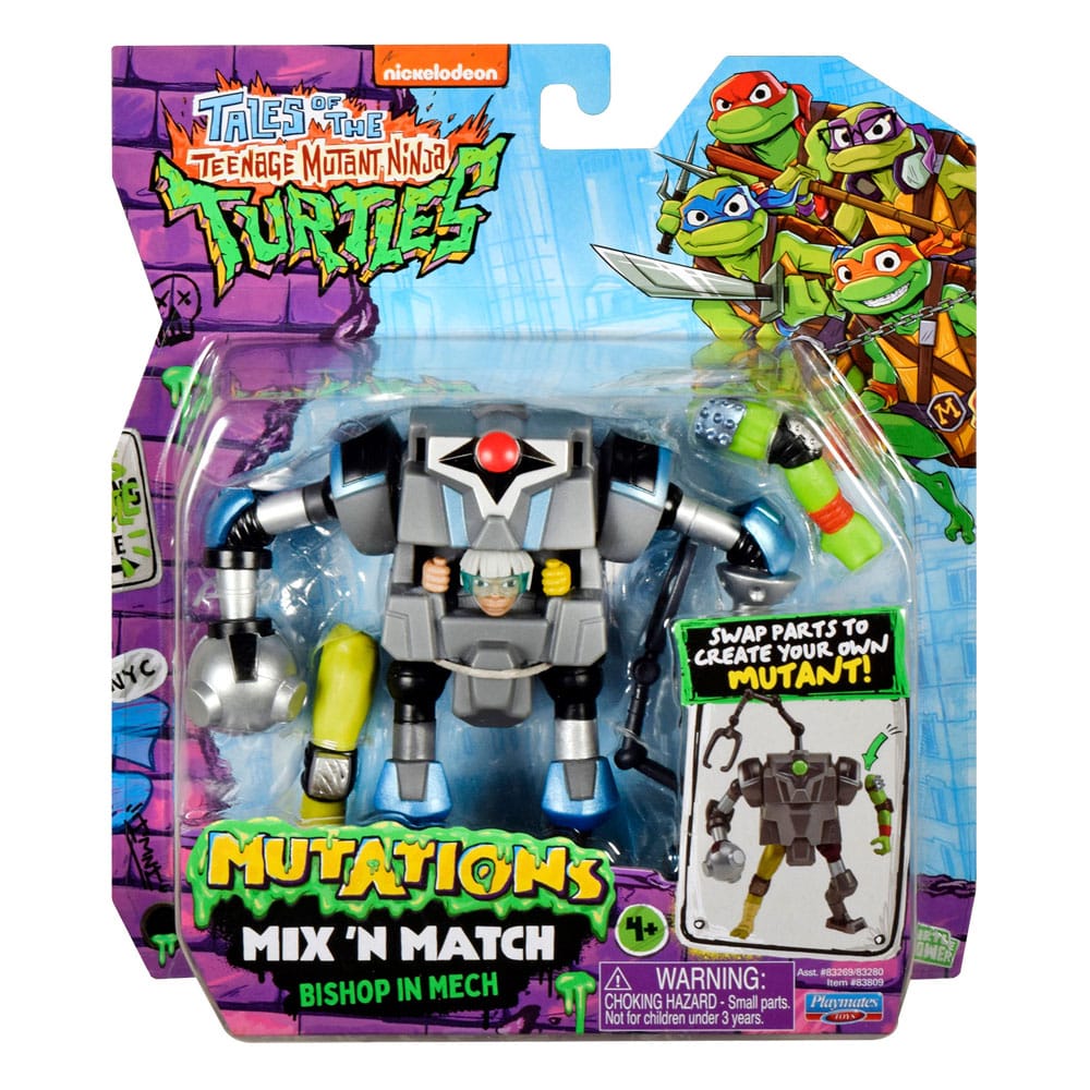 Die Abenteuer der Teenage Mutant Ninja Turtles Mix 'n Match Actionfigur Mech Suit 12 cm - Smalltinytoystore