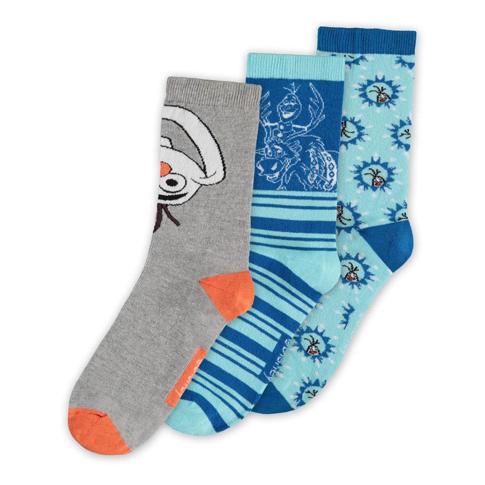 Die Eiskönigin - Völlig unverfroren Socken 3er-Pack Olaf 39-42 - Smalltinytoystore