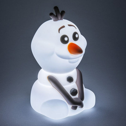 Die Eiskönigin Völlig unverfroren Squishy Glo Silikon-Leuchte Olaf 15 cm - Smalltinytoystore