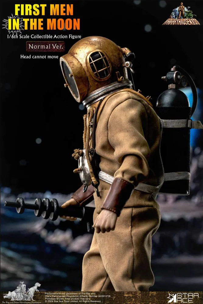 Die erste Fahrt zum Mond Actionfigur 1/6 First Men in the Moon (1964) 30 cm - Smalltinytoystore