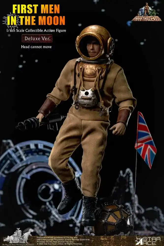 Die erste Fahrt zum Mond Actionfigur 1/6 First Men in the Moon (1964) Deluxe Ver. 30 cm - Smalltinytoystore